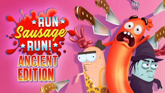 Capa de Run Sausage Run!: Ancient Edition