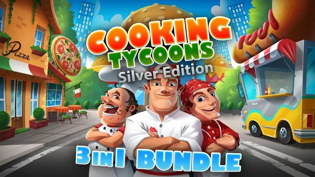 Capa de Cooking Tycoons - 3 in 1 Bundle Silver Edition