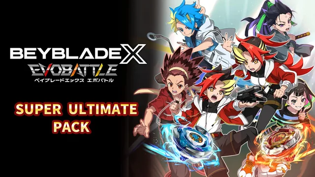 Capa de BEYBLADE X EVOBATTLE SUPER ULTIMATE PACK