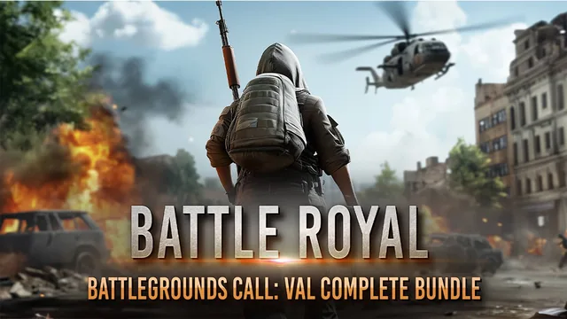 Capa de Battle Royal - Battlegrounds Call VAL Complete Bundle