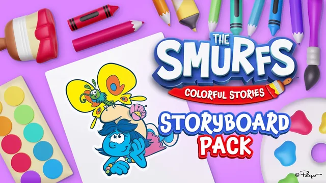 Capa de The Smurfs Storyboard Pack