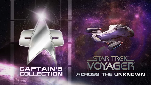 Capa de Star Trek: Voyager - Across the Unknown - Captain's Collection