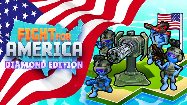 Capa de Fight For America: Diamond Edition