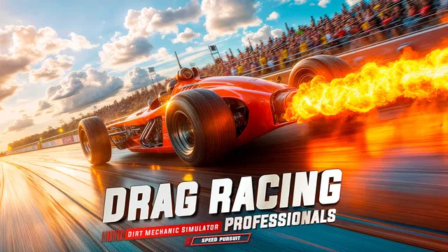 Capa de Drag Racing Professionals: Dirt Mechanic Simulator – Speed Pursuit
