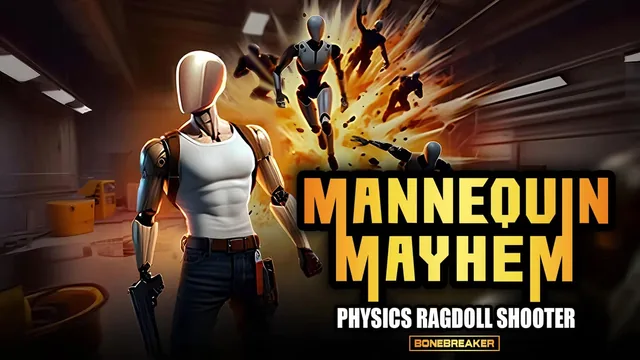 Capa de Mannequin Mayhem - Physics Ragdoll Shooter: Bonebreaker