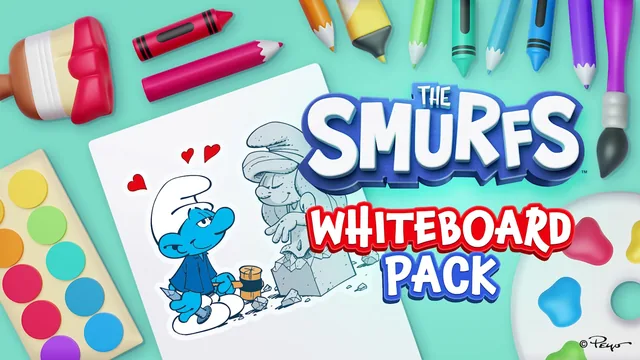 Capa de The Smurfs Whiteboard Pack