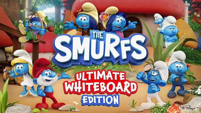 Capa de The Smurfs Ultimate Whiteboard Edition