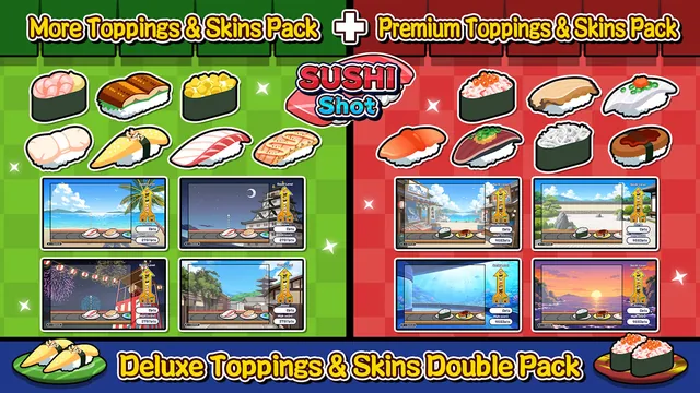 Capa de Deluxe Toppings & Skins Double Pack